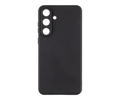 OBAL:ME Matte TPU dėklas skirtas Samsung Galaxy S25 FE juodos spalvos
