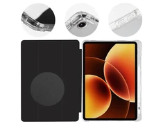 OBAL:ME MistyTab dėklas skirtas Xiaomi Pad 8/8 Pro juodos spalvos