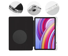 OBAL:ME MistyTab dėklas skirtas Xiaomi Redmi Pad Pro juodos spalvos