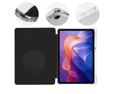 OBAL:ME MistyTab dėklas skirtas Xiaomi Redmi Pad 2 juodos spalvos