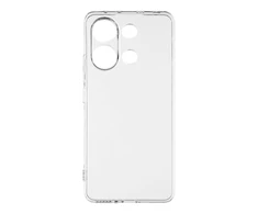 OBAL:ME TPU dėklas telefonui Xiaomi raudonos spalvosmi Note 13 4G skaidrus