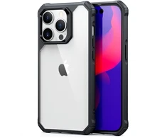 ESR Air Armor Dėklas Apple iPhone 14 Pro Max, skaidrus juodos spalvos