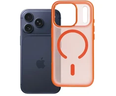 Dėklas Oem Case for iPhone 17 Pro / 18 Pro Flexline Mag Cover compatible with MagSafe oranžinis