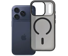 Dėklas Oem Case for iPhone 17 Pro / 18 Pro Flexline Mag Cover compatible with MagSafe juodas
