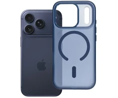 Dėklas Oem Case for iPhone 17 Pro / 18 Pro Flexline Mag Cover compatible with MagSafe navy mėlynas