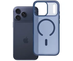 Dėklas Oem Case for iPhone 17 Pro Max / 18 Pro Max Flexline Mag Cover compatible with MagSafe navy mėlynas