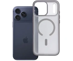 Dėklas Oem Case for iPhone 17 Pro Max / 18 Pro Max Flexline Mag Cover compatible with MagSafe pilka