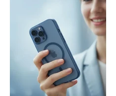 Dėklas Oem Case for iPhone 17 Pro Max / 18 Pro Max Flexline Mag Cover compatible with MagSafe navy mėlynas
