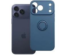 OEM dėklas, skirtas iPhone 17 Pro Max / 18 Pro Max silikoniniam žiedui, tamsus mėlynas