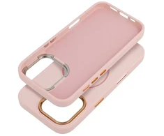 Dėklas Oem Case for iPhone 18 Pro / 17 Pro Frame Mag Cover compatible with MagSafe powder pink