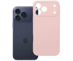 Oem Dėklas, skirtas iPhone 18 Pro Max / 17 Pro Max Silikoninis 2 mm (kameros apsauga), suderinamas su MagSafe, pudros rožinės spalvos