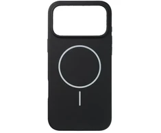 Oem dėklas, skirtas iPhone 18 Pro Max / 17 Pro Max, silikoninis 2 mm (su fotoaparato apsauga), suderinamas su MagSafe, juodas