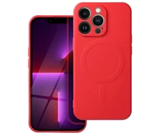 Oem Dėklas na Samsung S26 FE Silicone Mag Cover zgodne su MagSafe (camera protection) raudona