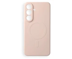 Oem Dėklas na Samsung S26 FE Silicone Mag Cover zgodne su MagSafe (camera protection) rožinė