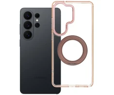 Oem Dėklas na Samsung S26 Ultra Frame Circle Stand zgodne su MagSafe auksinė