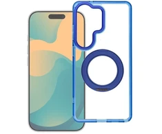 Oem Dėklas Samsung S26 Ultra Frame Circle Stand, suderinamas su MagSafe, tamsiai mėlynas