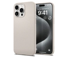 Dėklas Spigen Liquid Air, natural titanium – Apple iPhone 15 Pro