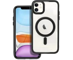 OEM dėklas, skirtas iPhone 11, „Color Edge Mag Cover“, suderinamas su „MagSafe“ (juodas)