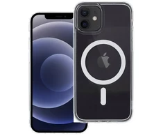 OEM dėklas, skirtas iPhone 12 / 12 PRO, „Drop Glue“ spalvotas žiedinis Mag dėklas, suderinamas su „MagSafe“ baltais