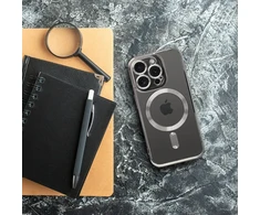 Oem Dėklas na Samsung A27 Electro Mag Cover zgodne su MagSafe titano pilka