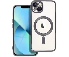 OEM dėklas, skirtas iPhone 13, Electro Mag dėklas, suderinamas su MagSafe juodas