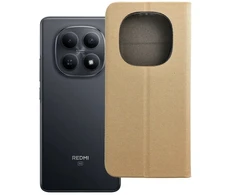 Oem Dėklas su klapką na Xiaomi Redmi NOTE 15 5G Sensitive Book auksinė