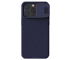 Nillkin CamShield Pro PC+TPU dėklas telefonui Apple iPhone 15 Pro Max violetinės spalvos