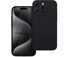 OEM dėklas iPhone 15 PRO MAX silikoniniam 2 mm dėklui (apsaugai nuo kameros) juodas