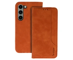 Oem Wonder Prime dėklas skirtas Samsung Galaxy S23 Plus rudos spalvos