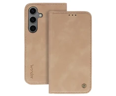 Oem Wonder Smart dėklas skirtas Samsung Galaxy M35 5G cappuccino
