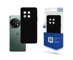3mk matinis dėklas, skirtas OnePlus 11 5G - juodas