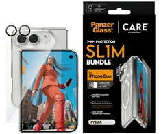 Panzer Glass CARE by PanzerGlass<br>Flagship Explorer 3-in-1 dėklas + stiklas + lęšis iPhone Duo