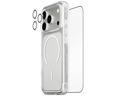Panzer Glass „CARE by PanzerGlass Flagship Explorer 3 viename“ dėklas + stiklas + objektyvo apsaugos rinkinys, skirtas „iPhone 17 Pro“