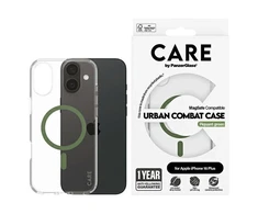 Panzer Glass CARE by PanzerGlass Flagship Apple iPhone 16 Plus 6.7" dėklas telefonui žalios spalvos/dėklas telefonui žalios spalvos MagSafe 1371