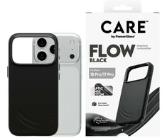 Panzer Glass CARE by PanzerGlass Feature FLOW telefono dėklas su MagSafe palaikymu, skirtas iPhone 18 Pro | iPhone 17 Pro, juodas