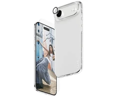 Panzer Glass „CARE by PanzerGlass“ madingas 3in1 apsauginis rinkinys: dėklas, stiklas ir objektyvas, skirtas „iPhone Air“