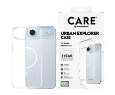 „Panzer Glass CARE by PanzerGlass“ flagmaninis „Urban Explorer“ dėklas su „Baltas MagSafe“, skirtas „iPhone Air“ – permatomas