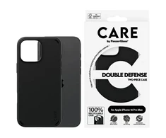 Panzer Glass Care by PanzerGlass Feature Double Defense Apple iPhone 16 Pro 6.3" dėklas telefonui juodos spalvos 1336