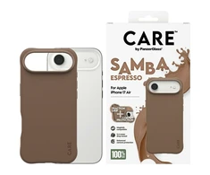 „Panzer Glass CARE by PanzerGlass“ madingas „Samba MagSafe“ dėklas, skirtas „iPhone Air“ – rudas