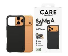 „Panzer Glass CARE by PanzerGlass“ madingas „Samba MagSafe“ dėklas, skirtas „iPhone 17 Pro Max“ – Juodas