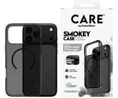 Dėklas Panzer Glass Case CARE by PanzerGlass Smokey w. Juodas MagSafe case for iPhone 18 Pro Max / iPhone 17ProMax juodas