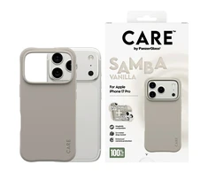„Panzer Glass CARE by PanzerGlass“ madingas „Samba MagSafe“ dėklas, skirtas „iPhone 17 Pro“ – pilkas