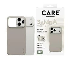 „Panzer Glass CARE by PanzerGlass“ madingas „Samba MagSafe“ dėklas, skirtas „iPhone 17 Pro Max“ – pilkas