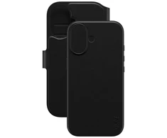 Panzer Glass „CARE by PanzerGlass Feature Tango 2in1“ piniginės dėklas su „MagSafe“ jungtimi, skirtas „iPhone 17“ – juodas