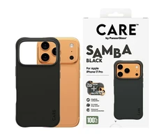 „Panzer Glass CARE by PanzerGlass“ madingas „Samba MagSafe“ dėklas, skirtas „iPhone 17 Pro“ – Juodas