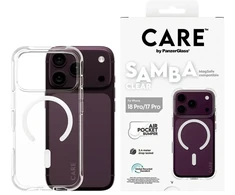 Dėklas Panzer Glass CARE by PanzerGlass Samba Case iP17/18 Pro Transparent MS baltas