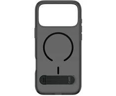 Dėklas Panzer Glass „Case CARE by PanzerGlass“ su „Kickstand“ dėklu, Juodas MagSafe, skirtas iPhone 18 Pro Max / 17 Pro Max, dūminės spalvos