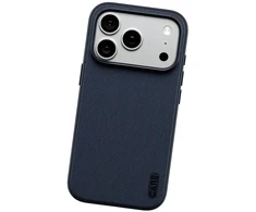 Dėklas Panzer Glass Case CARE by PanzerGlass Fusion Fabric MagSafe, skirta iPhone 18 Pro / 17 Pro, mėlyna