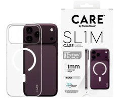 Dėklas Panzer Glass PanzerGlass CARE™ by ® SL1M Case Transparent w. MagSafe iPhone 18 Pro Max | 17 Pro Max, Cover, Apple - iPhone 18 Pro Max, Apple - iPhone 17 Pro Max, Transparent