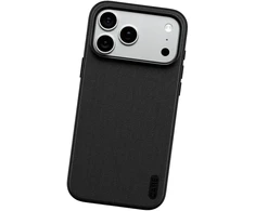 Dėklas Panzer Glass Case CARE by PanzerGlass Fusion Fabric MagSafe for iPhone 18 Pro Max / 17 Pro Max juodas